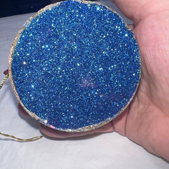 Set of Two Vintage Rocking Horse and Sparkle Drum Ornaments - Picture 8 of 10